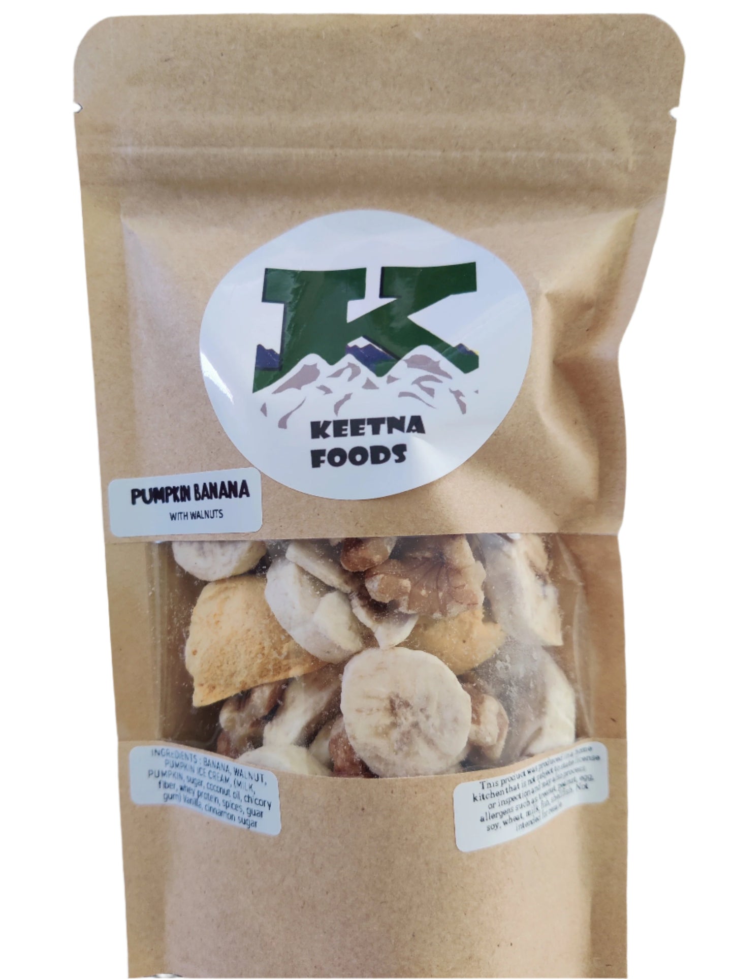 Pumpkin Banana Walnut (dried)